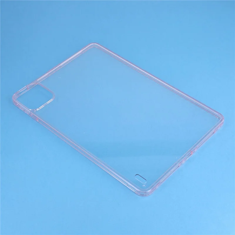 Obudowa do Xiaomi Pad 7S Pro 12,5 / 6S Pro 12,4 z przezroczystego TPU + akrylu z ramkami obiektywu – różowy