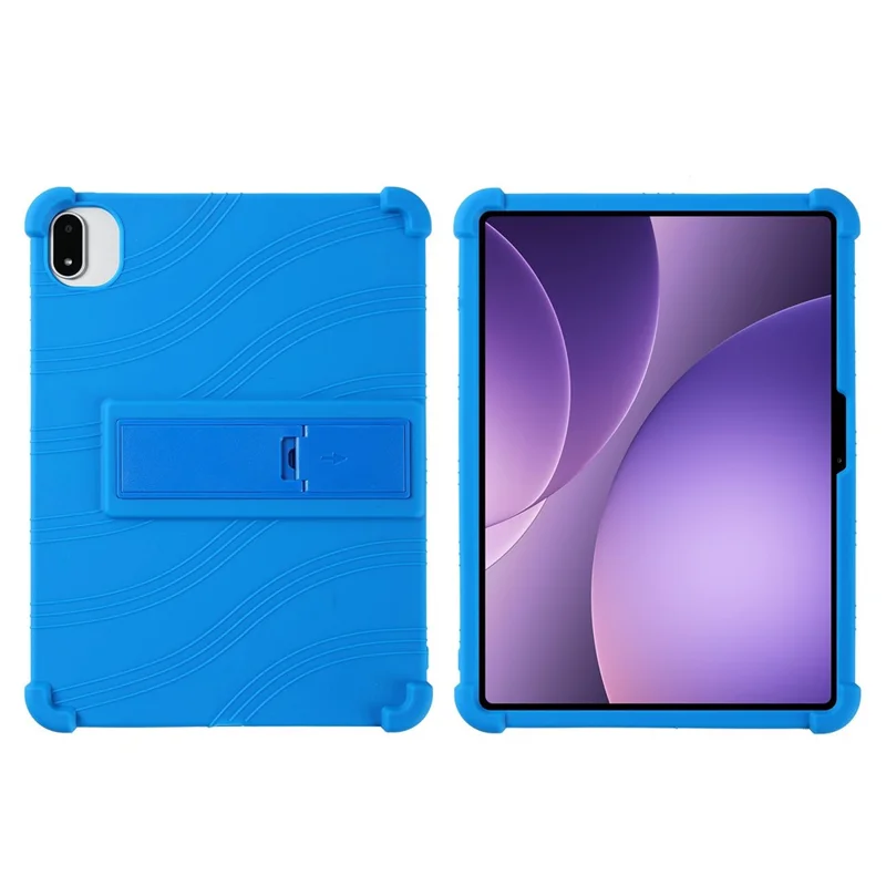 Per Oppo Pad 5 / vivo Pad5e Custodia con Supporto Regolabile in Silicone Protezione Tablet - Blu Scuro