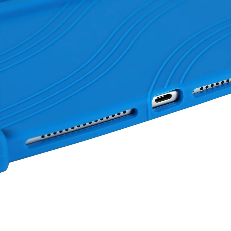 Per Oppo Pad 5 / vivo Pad5e Custodia con Supporto Regolabile in Silicone Protezione Tablet - Blu Scuro