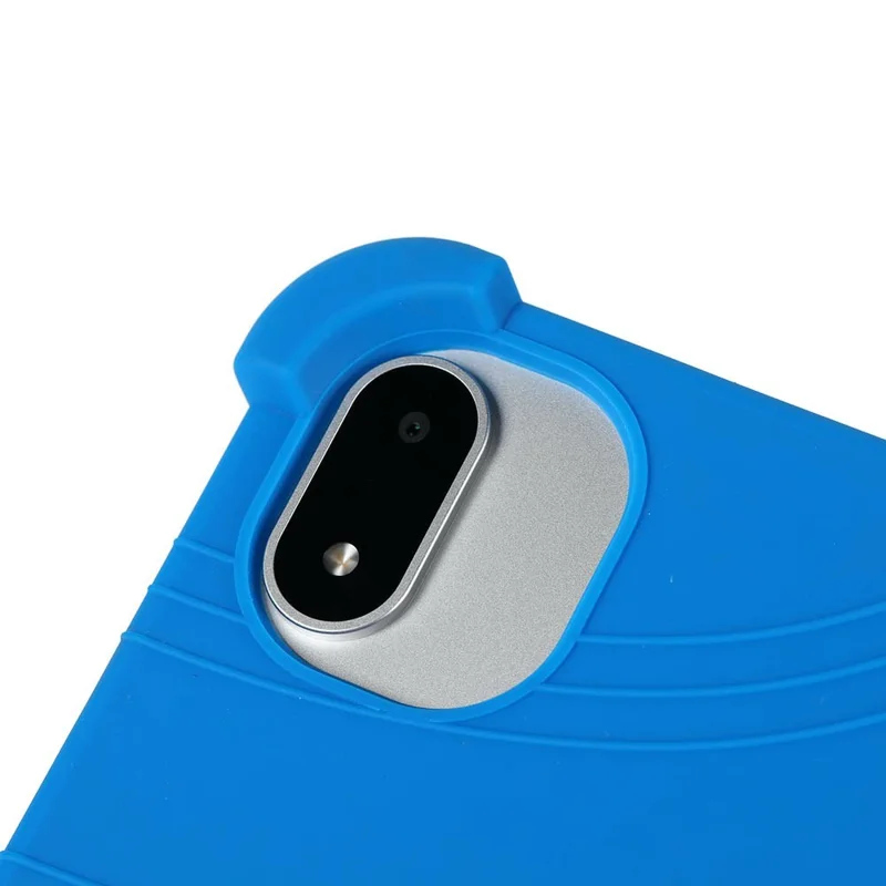 For Oppo Pad 5 / vivo Pad5e Case Adjustable Kickstand Silicone Tablet Protective Cover - Baby Blue