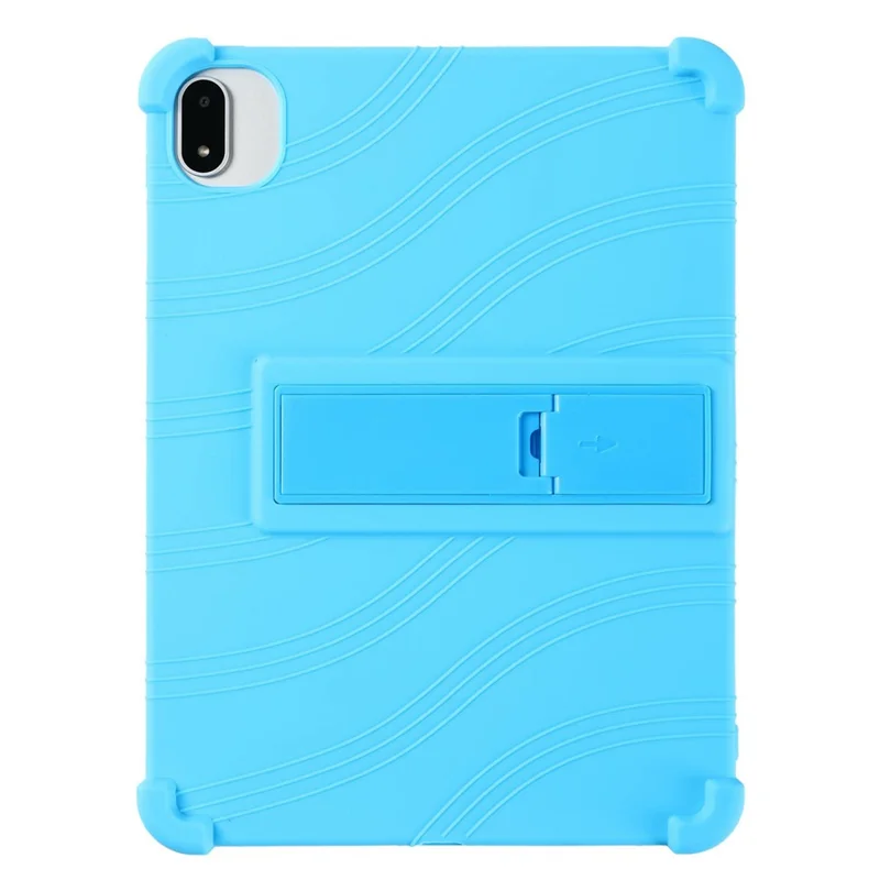 For Oppo Pad 5 / vivo Pad5e Case Adjustable Kickstand Silicone Tablet Protective Cover - Baby Blue