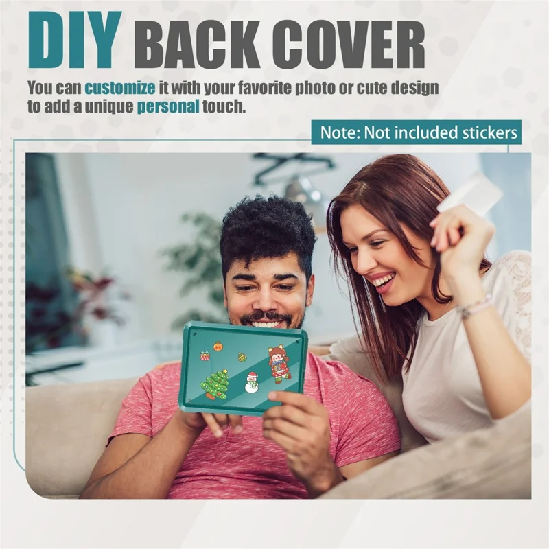 For Amazon Kindle Paperwhite (2024) Case Anti-Scratch TPU + PC Tablet Cover - Glitter Blackish Green