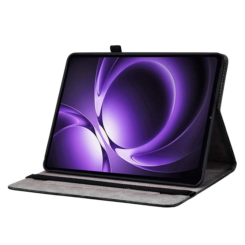 Чехол для планшета Xiaomi Redmi K Pad Leather Case Pattern Printed Stand с отделениями для карт - розовая бабочка