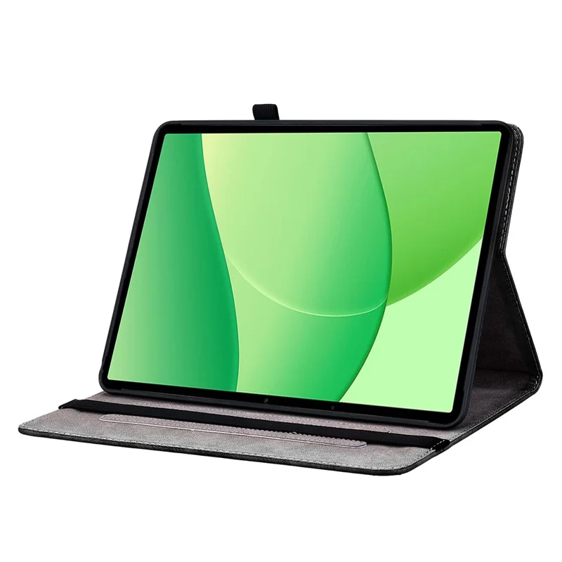 For OnePlus Pad Lite  /  Oppo Pad SE Leather Case Pattern Printed Stand Tablet Cover with Card Slots - Pink Butterfly