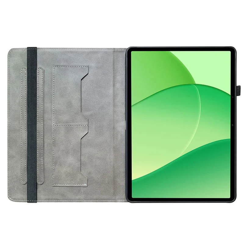 For OnePlus Pad Lite  /  Oppo Pad SE Leather Case Pattern Printed Stand Tablet Cover with Card Slots - Pink Butterfly