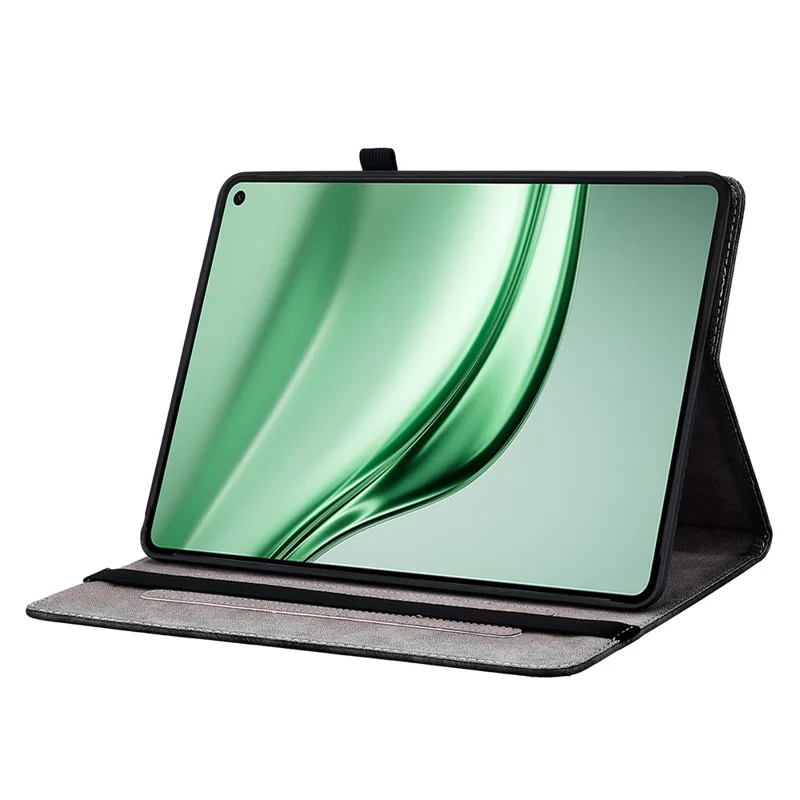 For Huawei MatePad Mini Leather Case Pattern Printed Stand Tablet Cover with Card Slots - Pink Butterfly