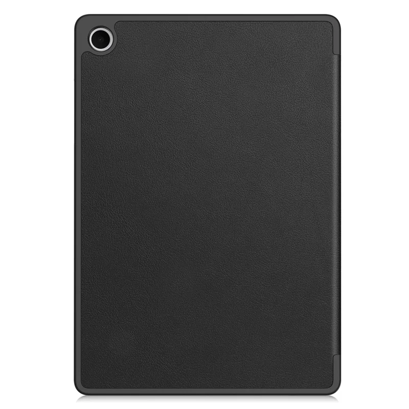 Standtaske til Samsung Galaxy Tab A11+ / A9+ med støddæmpende lædertilbehør med penneholder - Sort