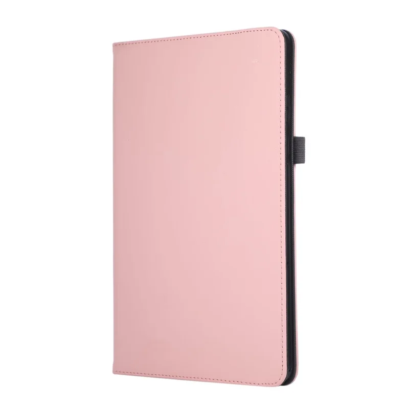 For Samsung Galaxy Tab S11 Case Foldable Stand Leather Tablet Cover with Handheld Wristband - Pink