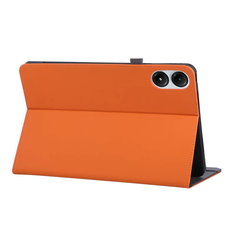 Tablet Case For Xiaomi Redmi Pad Pro  /  Pad Pro 5G  /  Poco Pad 4G Foldable Stand Leather Cover with Handheld Wristband - Orange