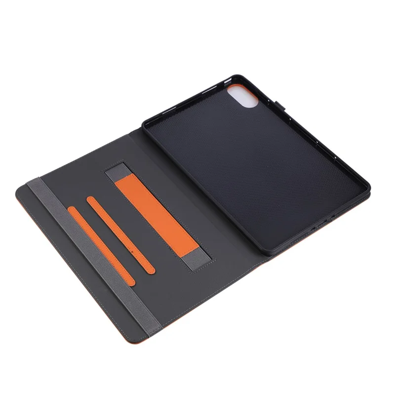 Tablet Case For Xiaomi Redmi Pad Pro  /  Pad Pro 5G  /  Poco Pad 4G Foldable Stand Leather Cover with Handheld Wristband - Orange
