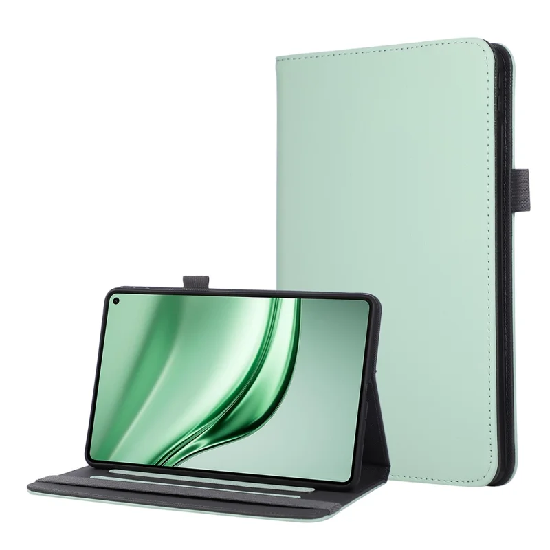 Futerał do Huawei MatePad Mini z funkcją składanego podstawienia, skórzana pokrowcowa z ręcznym paskiem - Zielony