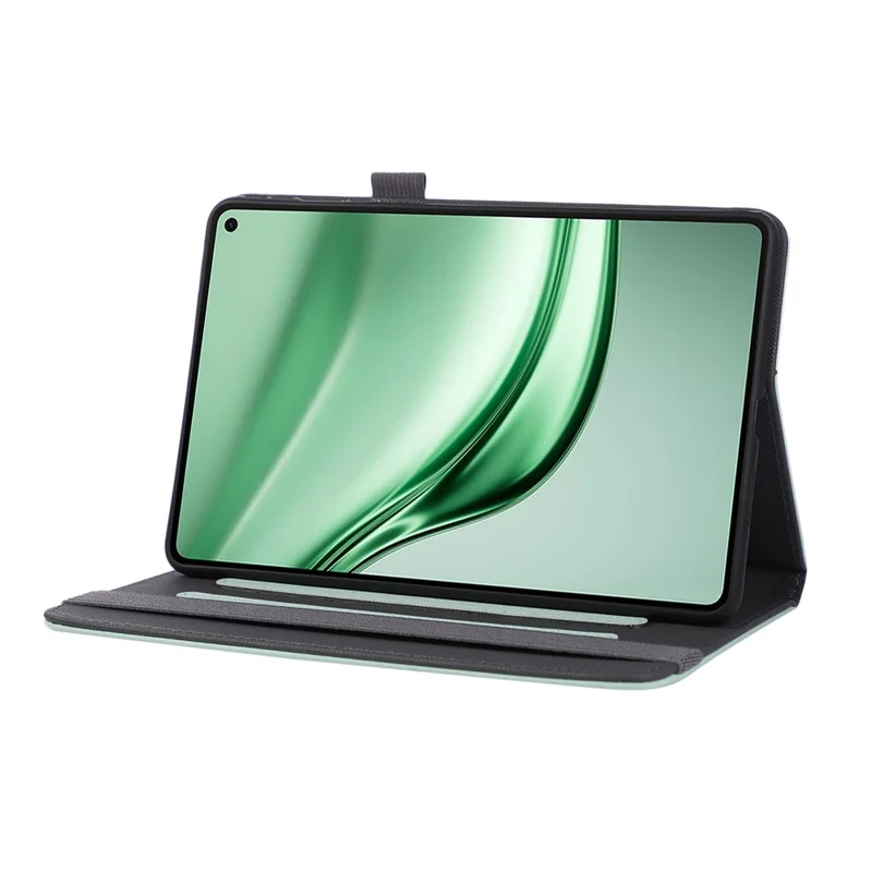 Futerał do Huawei MatePad Mini z funkcją składanego podstawienia, skórzana pokrowcowa z ręcznym paskiem - Zielony