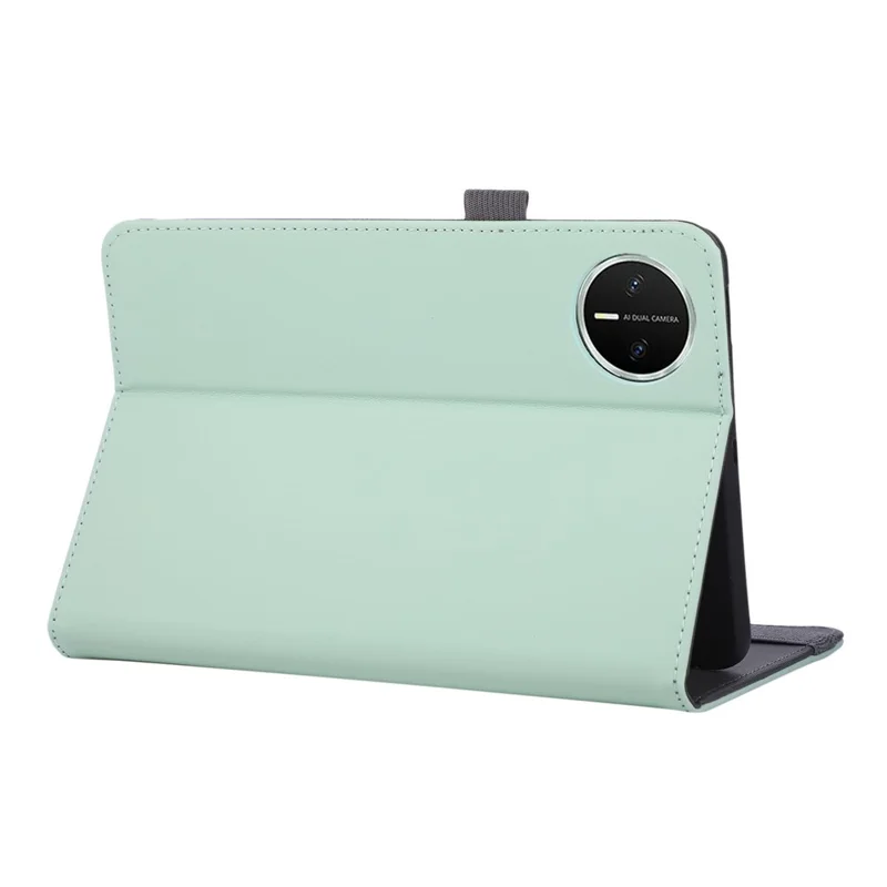 Futerał do Huawei MatePad Mini z funkcją składanego podstawienia, skórzana pokrowcowa z ręcznym paskiem - Zielony