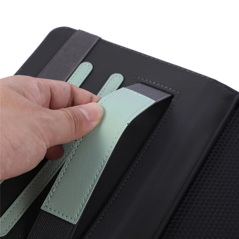 Futerał do Huawei MatePad Mini z funkcją składanego podstawienia, skórzana pokrowcowa z ręcznym paskiem - Zielony