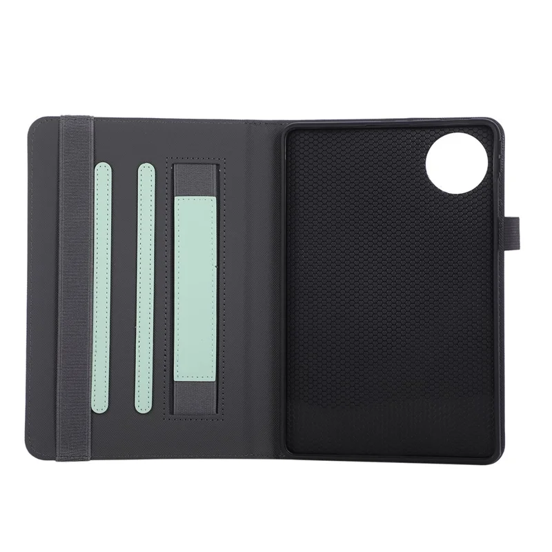 Futerał do Huawei MatePad Mini z funkcją składanego podstawienia, skórzana pokrowcowa z ręcznym paskiem - Zielony