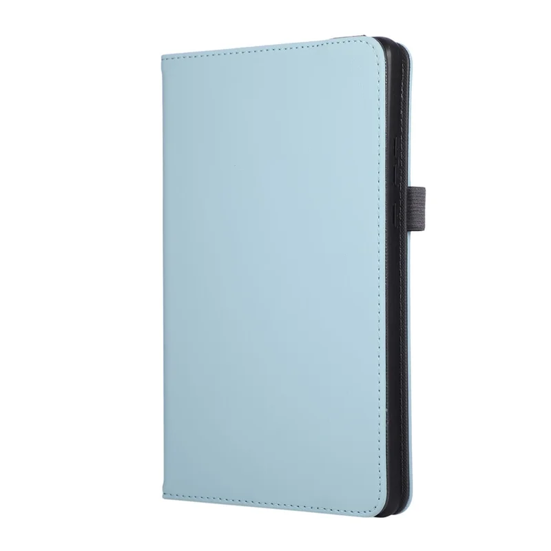 For Honor Pad X7 Case Foldable Stand Leather Tablet Cover with Handheld Wristband - Blue