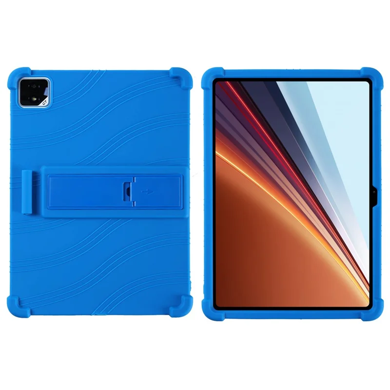 Capa de Tablet para Honor Pad GT2 Pro / MagicPad3 com Suporte Ajustável em Silicone - Azul Escuro