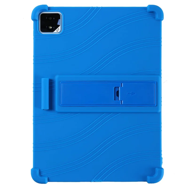 Capa de Tablet para Honor Pad GT2 Pro / MagicPad3 com Suporte Ajustável em Silicone - Azul Escuro