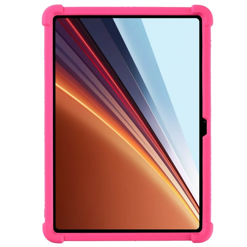 Etui do tabletu dla Honor Pad GT2 Pro / MagicPad3, regulowany podstawkowy silikonowy pokrowiec ochronny - Różowy