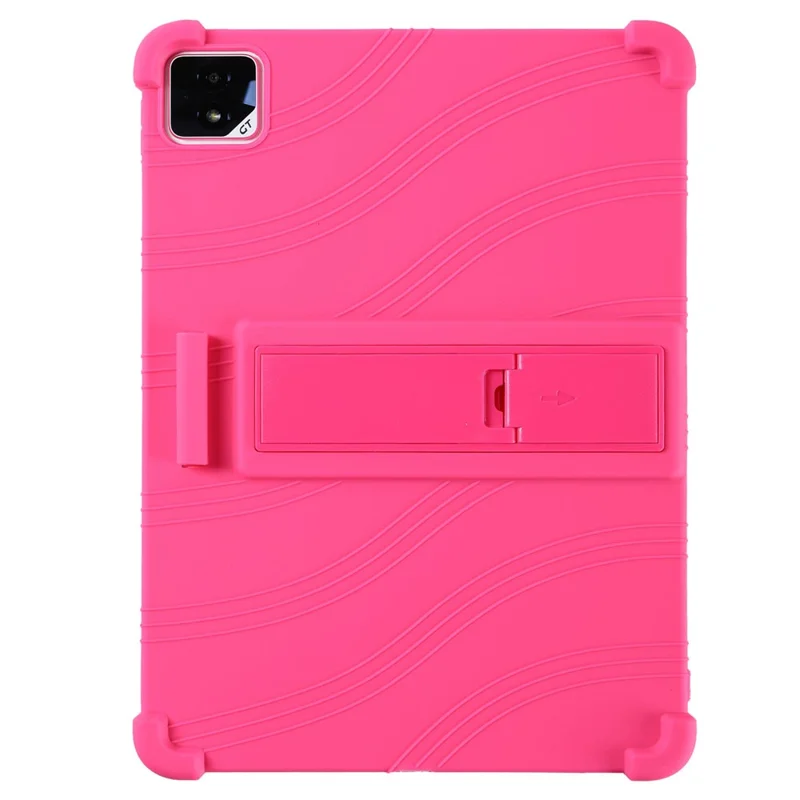 Etui do tabletu dla Honor Pad GT2 Pro / MagicPad3, regulowany podstawkowy silikonowy pokrowiec ochronny - Różowy