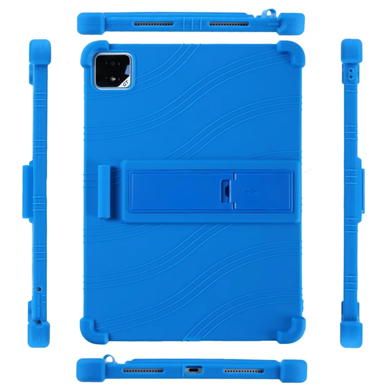 Etui do tabletu dla Honor Pad GT2 Pro / MagicPad3, regulowany podstawkowy silikonowy pokrowiec ochronny - Różowy