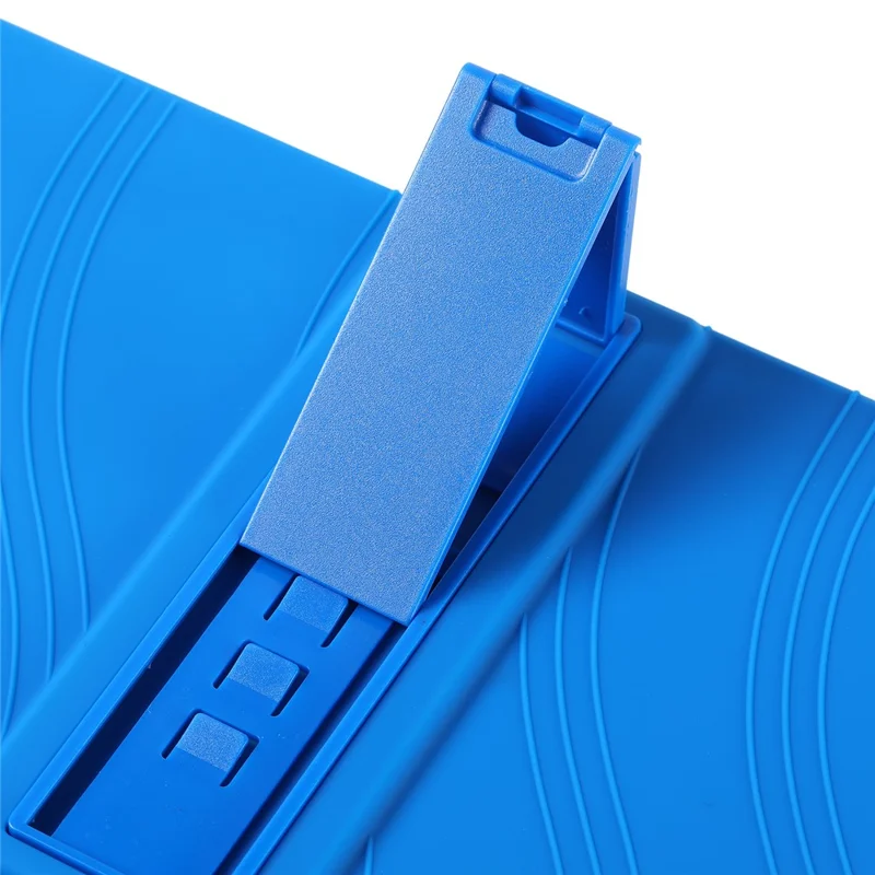 Чехол для планшета Doogee Tab G6 Max / Teclast T65 Plus / T65 с регулируемой подставкой, силиконовый защитный чехол для планшета — тёмно-синий