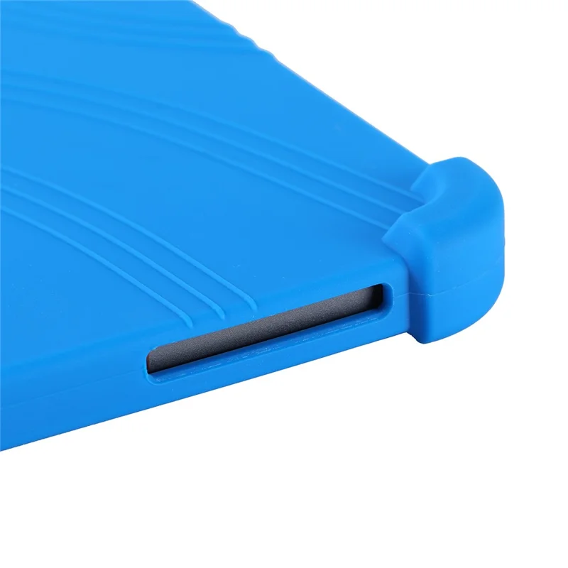 Чехол для планшета Doogee Tab G6 Max / Teclast T65 Plus / T65 с регулируемой подставкой, силиконовый защитный чехол для планшета — тёмно-синий