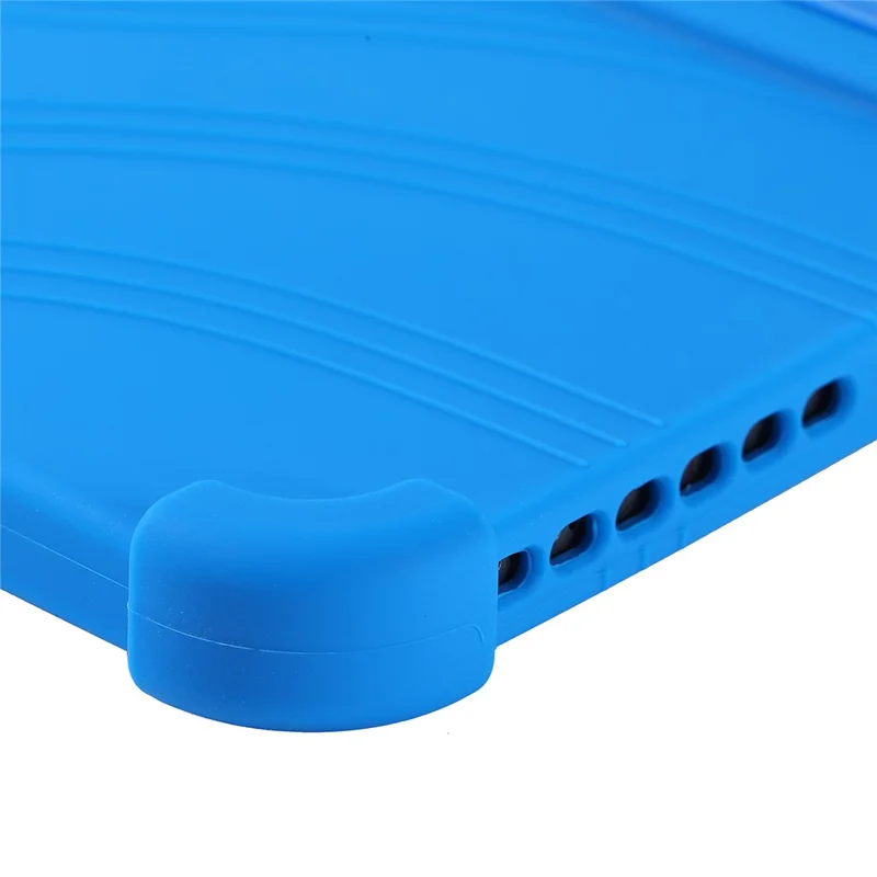 Чехол для планшета Doogee Tab G6 Max / Teclast T65 Plus / T65 с регулируемой подставкой, силиконовый защитный чехол для планшета — тёмно-синий