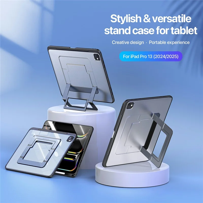 DUX DUCIS Serie Axis per iPad Pro 13 (2025) / (2024) Custodia per Tablet con Supporto, Cover Protettiva Antiurto in PC + TPU