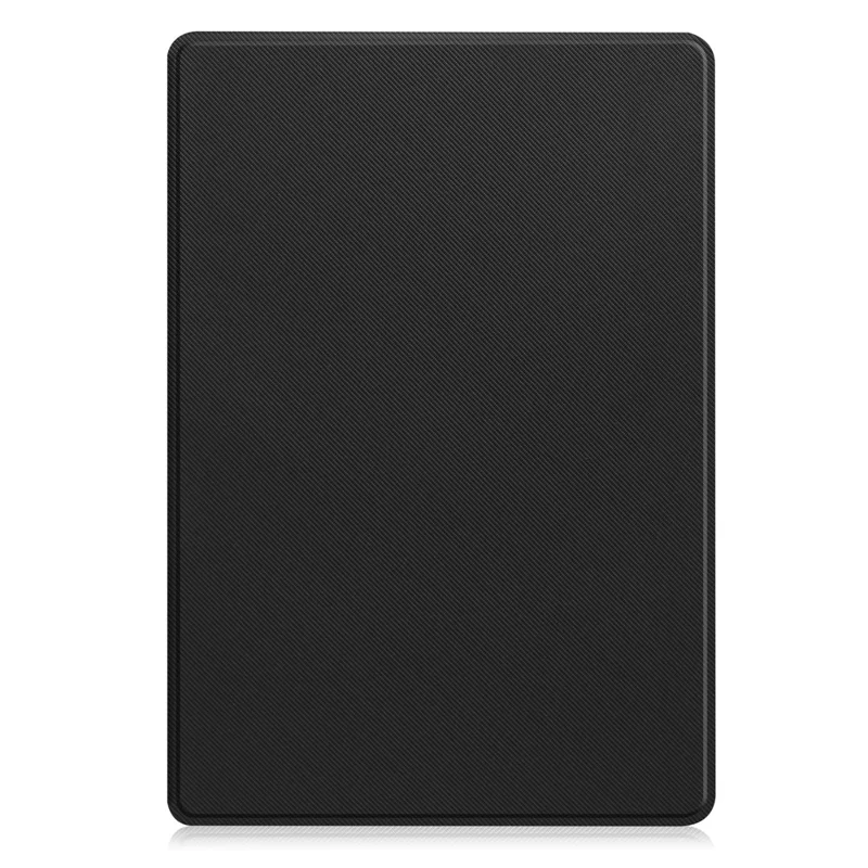For Samsung Galaxy Tab A11+ Stand Case TPU Leather Front-Support Tablet Cover - Black
