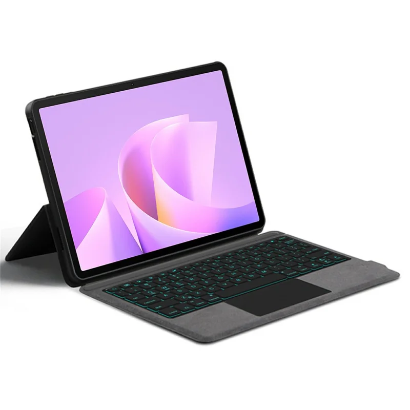 For Huawei MatePad 11.5 S (2025) Leather Case + Touchpad Bluetooth-Compatible Keyboard with Backlit