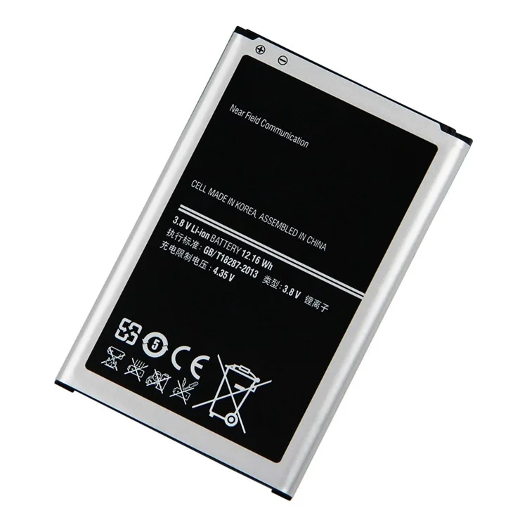 Für Samsung Galaxy Note 3 N9005 3.8 v 3200mah Li-ion Polymer Battery Phone Phone-teil (Encode: B800BC) (ohne Logo)