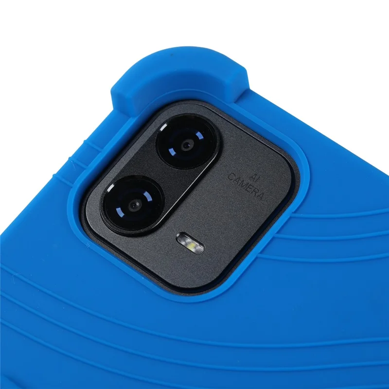 Étui pour Teclast ArtPad Air avec support ajustable, housse de protection en silicone pour tablette - Bleu foncé