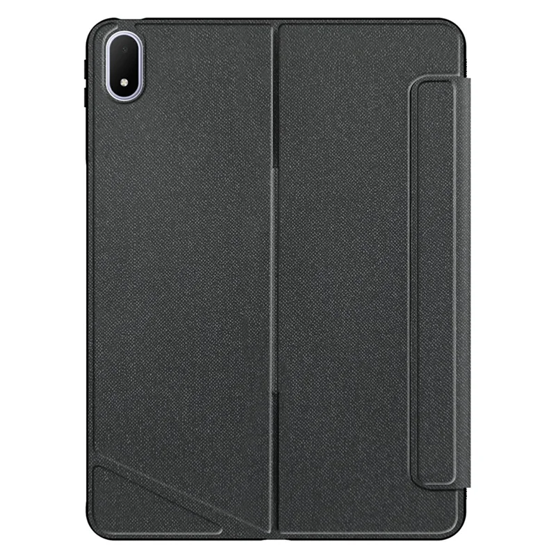 For Oppo Pad 5 Leather Case + Bluetooth-Compatible Keyboard with Backlight Trackpad