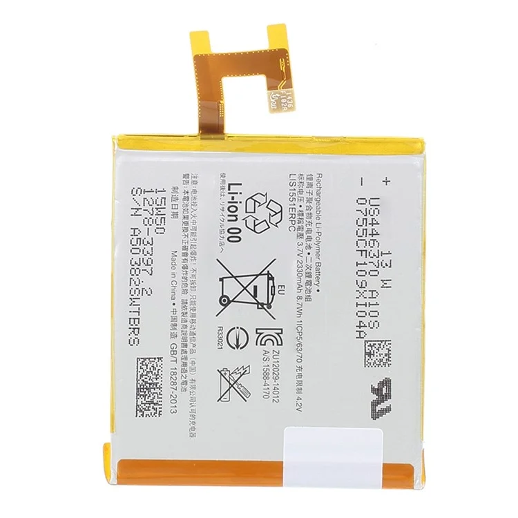 Per Sony Xperia M2 / Xperia M2 Aqua / Batteria Xperia E3 Batteria 3.7V 2330mah Batteria LIS1551ERPC Parte di Sostituzione (senza Logo)