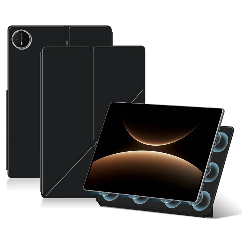 Capa de Couro para Huawei MatePad Edge com Suporte de Origami, Capa Magnética para Tablet