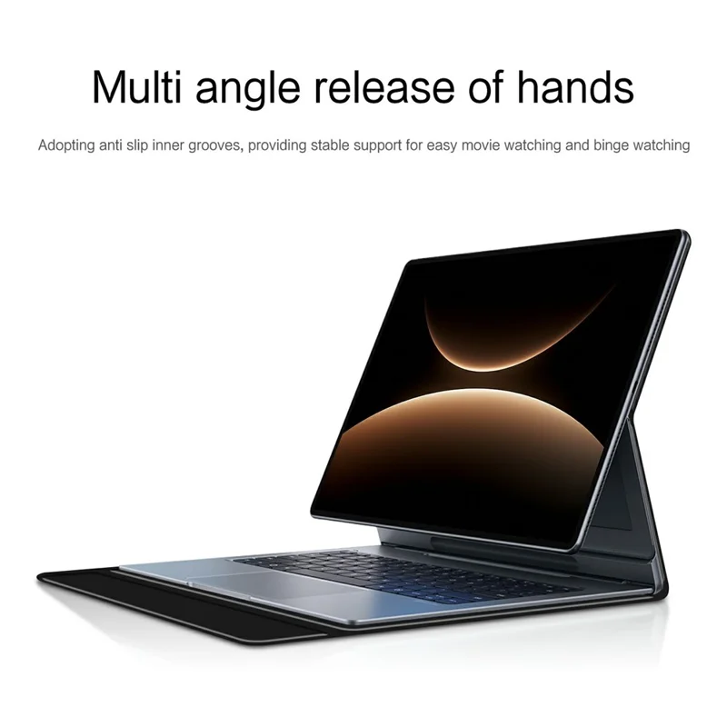 For Huawei MatePad Edge Case Full Protection PU Leather Stand Tablet Cover (without Keyboard) - Black