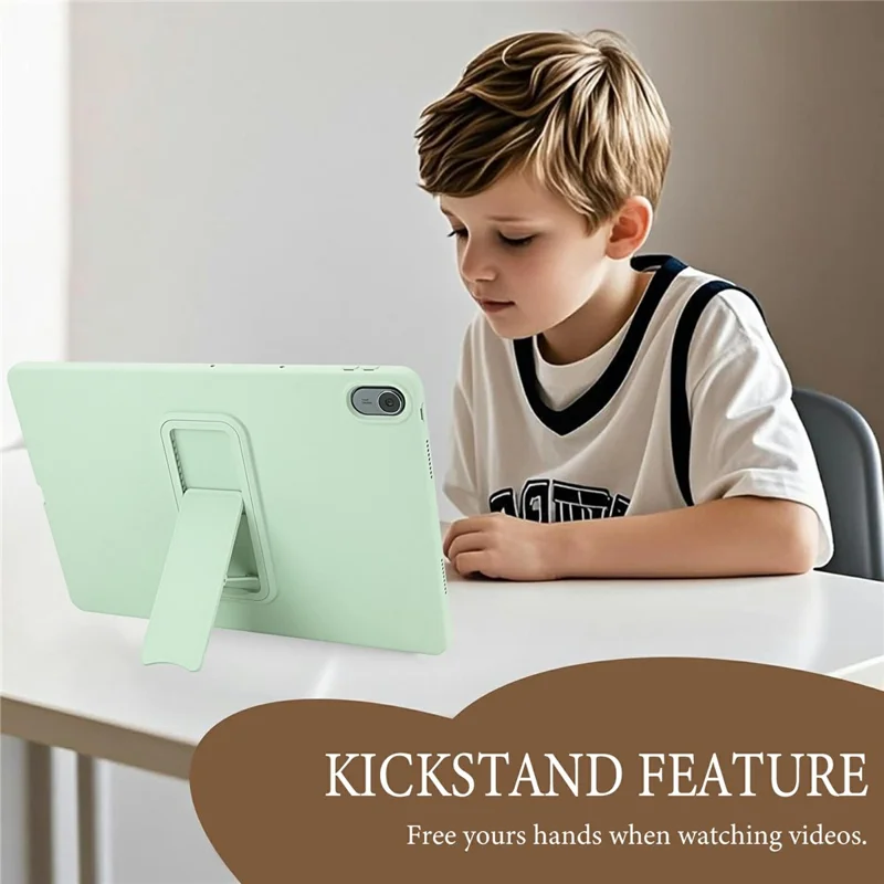 Tablet Case For Huawei MatePad 11.5  /  MatePad 11.5 2024 TPU + PC Skin-Friendly Kickstand Tablet Cover - Mint Green