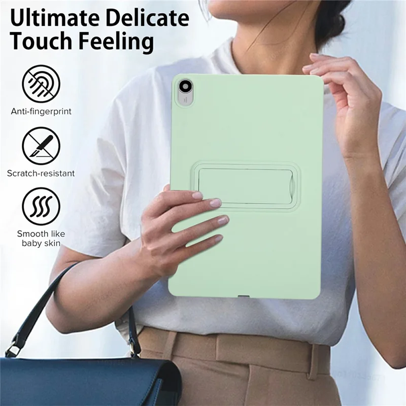 Tablet Case For Huawei MatePad 11.5  /  MatePad 11.5 2024 TPU + PC Skin-Friendly Kickstand Tablet Cover - Mint Green