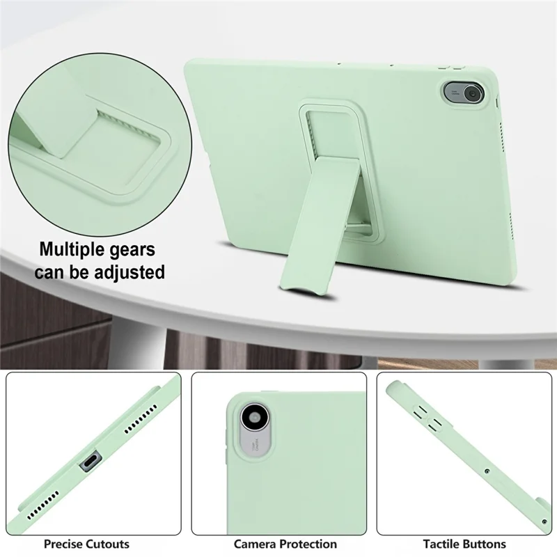 Tablet Case For Huawei MatePad 11.5  /  MatePad 11.5 2024 TPU + PC Skin-Friendly Kickstand Tablet Cover - Mint Green