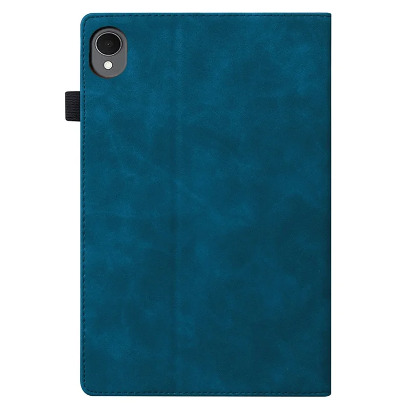 For Samsung Galaxy Tab S11 Case PU Leather Protective Folio Cover with Card Holder - Blue