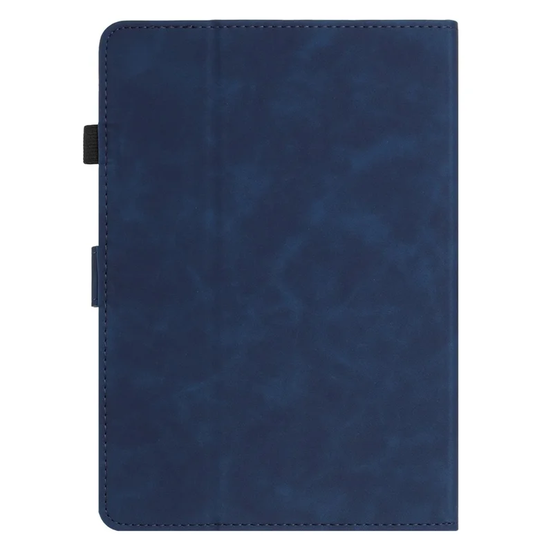 For Amazon Kindle 11th (2024) / 6" (2022) Case Card Holder Stand Butterfly Floral Imprinted Leather Tablet Cover - Blue