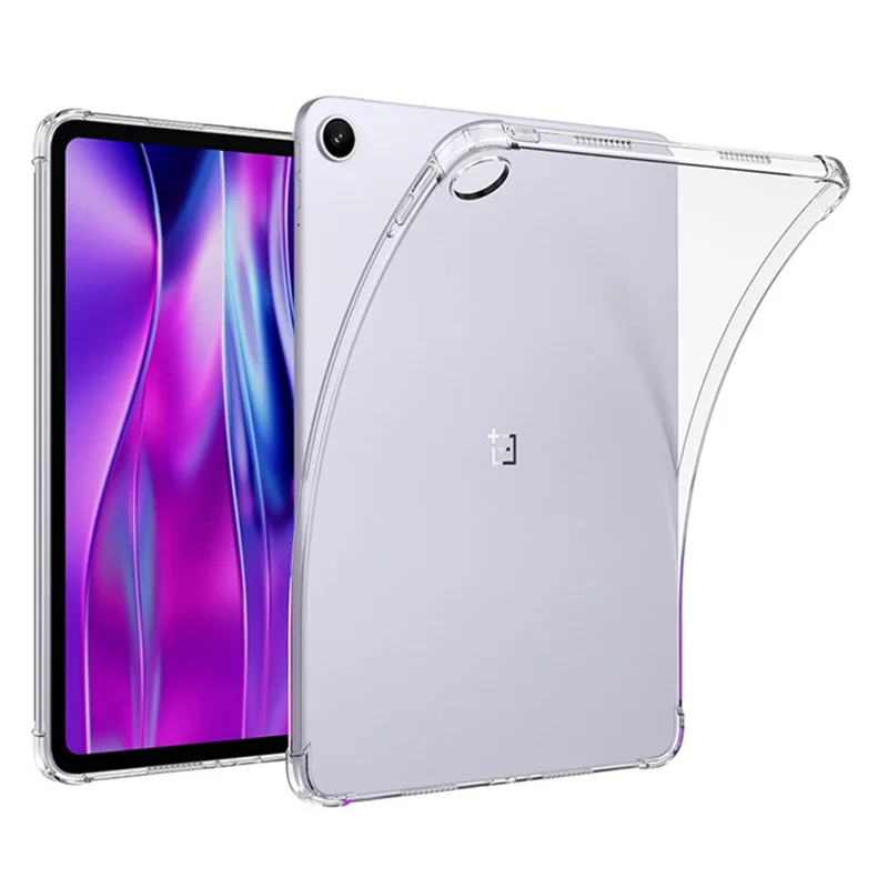 Чехол для OnePlus Pad Go 2, прозрачный ударопрочный чехол из ТПУ с защитой углов, чехол для планшета