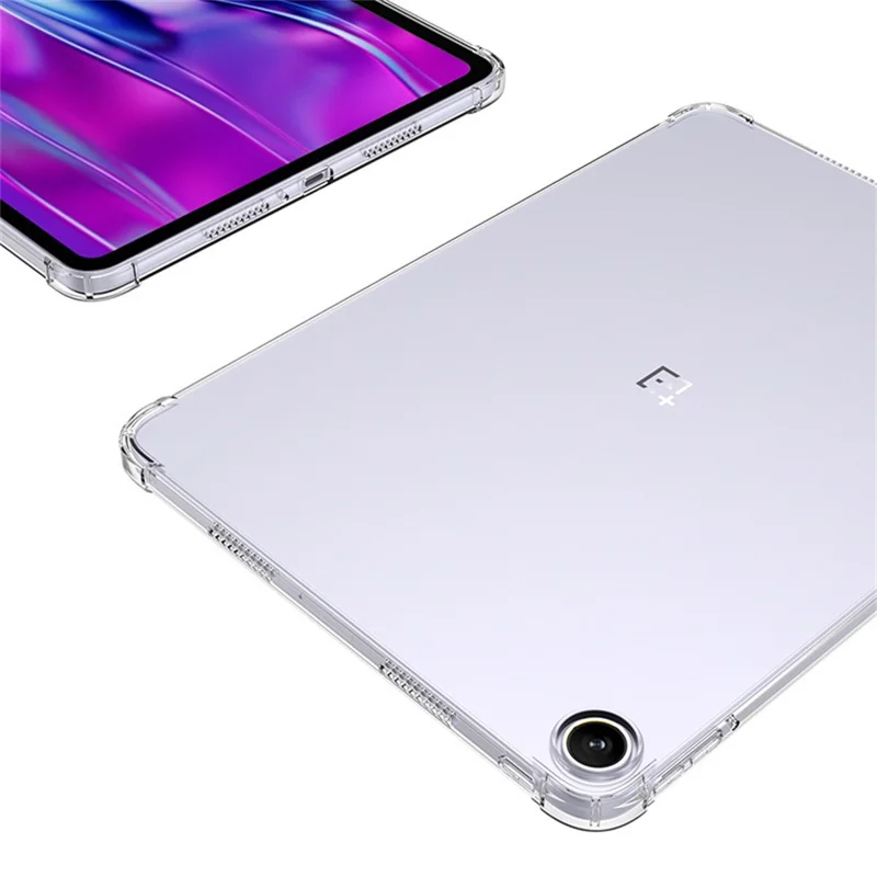 Чехол для OnePlus Pad Go 2, прозрачный ударопрочный чехол из ТПУ с защитой углов, чехол для планшета