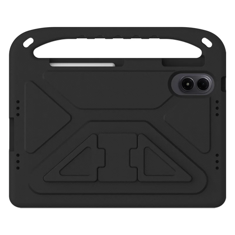 Coque pour Xiaomi Redmi Pad 2 Pro avec poignée et support intégré, housse en EVA pour tablette - Noir