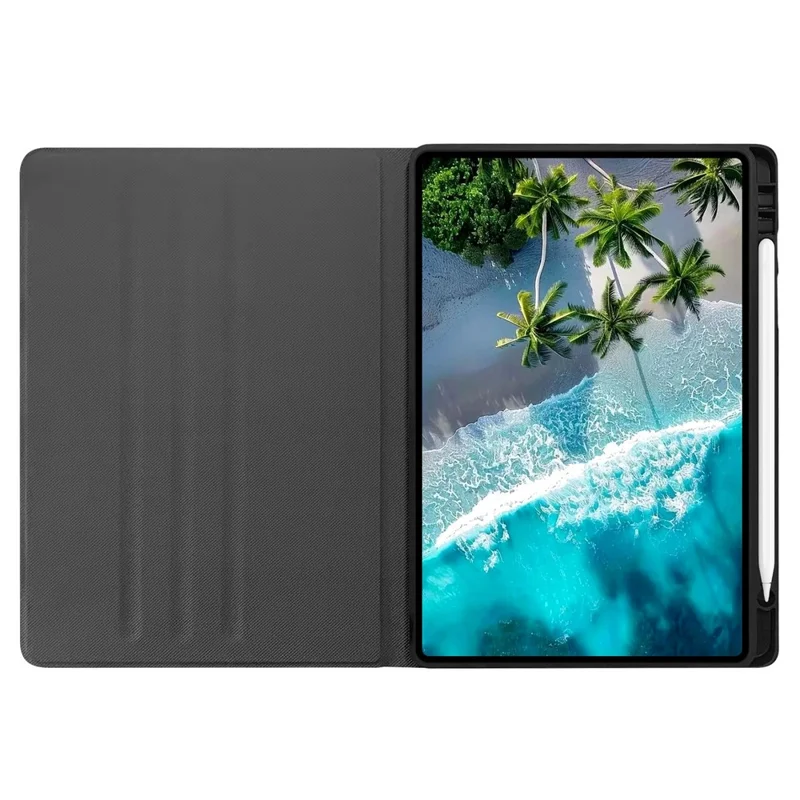 PU Leather Case For Samsung Galaxy Tab S6 Lite (2024)  /  Tab S6 Lite (2022) Pattern Print Tablet Cover Stand with Pen Slot (Stylus Not Included)   - Blue Daisies