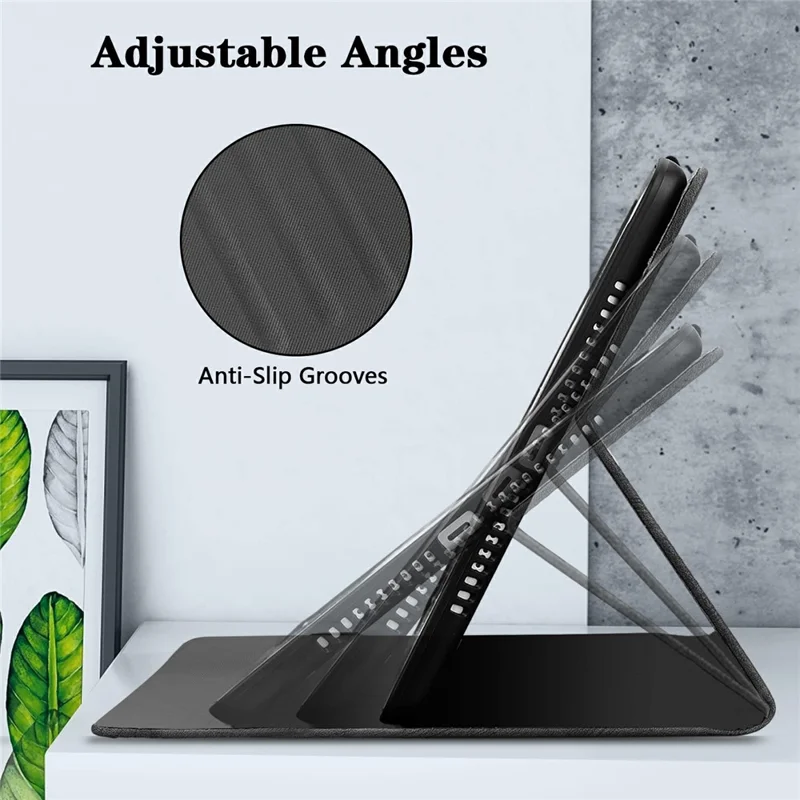 PU Leather Case iPad Air 11 (2025)  /  Pro 11-inch (2018)  /  Pro 11 (2020)  /  (2021)  /  (2022)  /  Air (2020)  /  (2022)  /  Air 11 (2024)  Pattern Print Tablet Cover Stand with Pen Slot (Stylus Not Included)  - Blue Daisies