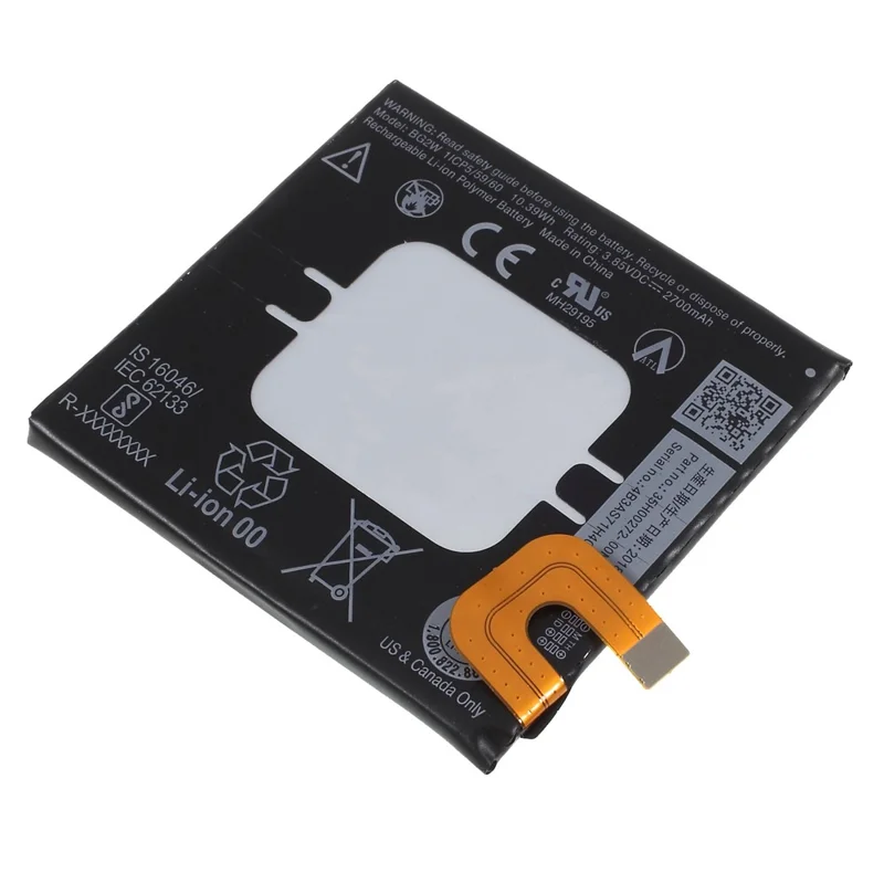 For Google Pixel 2 3,85 V 2700 mAh Li-ion polymerbatteri erstatningsdel (Encode: BG2W) (uden logo)