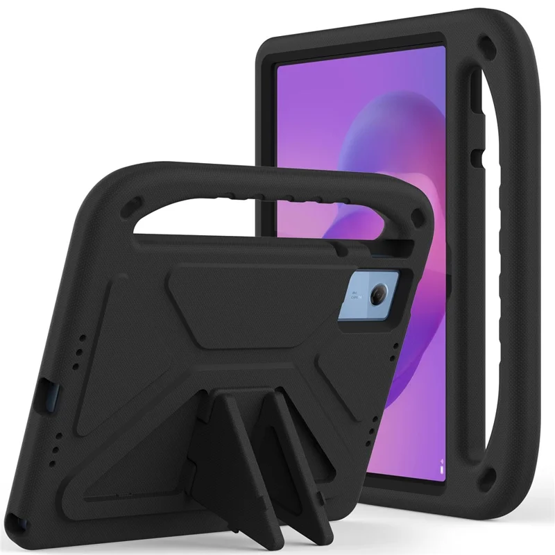 For Lenovo Idea Tab / Tab K11 Gen 2 Case Hand Grip Kickstand Tablet EVA Cover - Black