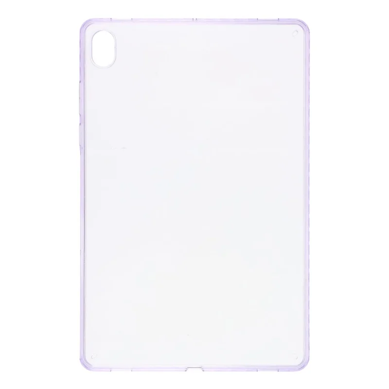 For Samsung Galaxy Tab S11 Case Flexible TPU + Acrylic Tablet Shockproof Protective Cover - Purple
